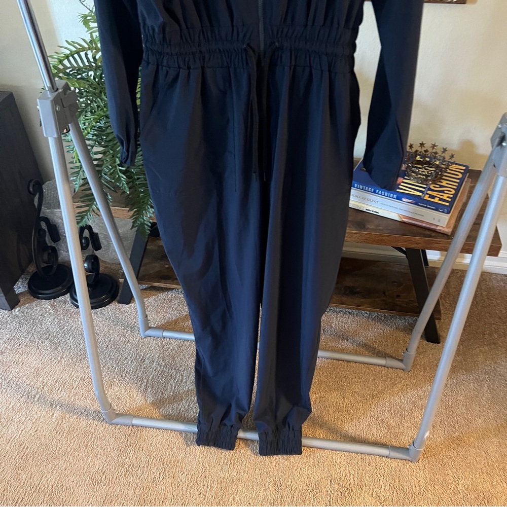 Goop x Puma Women's Windbreaker Jumpsuit in Dark Sapphire - Picture 9 of 12